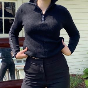 Banana Republic wool quarter zip